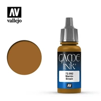 VALLEJO 72.092 GAME COLOR INK BROWN ACRYLIC PAINT 17ML