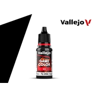 VALLEJO 72.094 GAME COLOR INK BLACK ACRYLIC PAINT 17ML