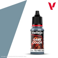VALLEJO 72.102 GAME COLOR STEEL GREY ACRYLIC PAINT