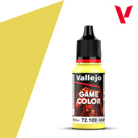 VALLEJO 72.109 GAME COLOR TOXIC YELLOW ACRYLIC PAINT 18ML