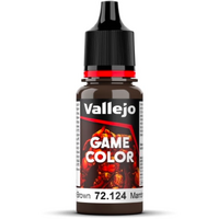 VALLEJO 72.124 GAME COLOR GORGON BROWN ACRYLIC PAINT 18ML