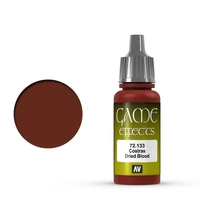 VALLEJO 72.133 GAME COLOR EFFECTS DRIED BLOOD ACRYLIC PAINT 17ML