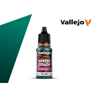 VALLEJO 72.481 XPRESS COLOR INTENSE POS 193 - HERETIC TURQUOISE ACRYLIC PAINT 18ML