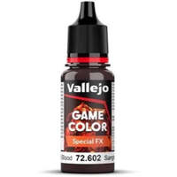 VALLEJO 72.602  GAME COLOR  SPECIAL FX THICK  BLOOD ACRYLIC PAINT 18ML