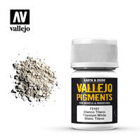 VALLEJO 73101 PIGMENTS TITANIUM WHITE 30 ML