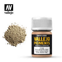 VALLEJO 73.102 PIGMENTS LIGHT YELLOW OCHRE 30ML