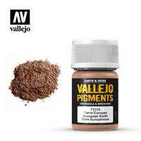 VALLEJO 73.119 PIGMENTS EUROPEAN EARTH 30ML