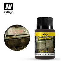 VALLEJO 73802 WEATHERING EFFECTS RUSSIAN SPLASH MUD 40 ml