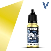 VALLEJO 77.102 TRUE METALLIC METAL RADIANT YELLOW LIGHT 18ML PAINT