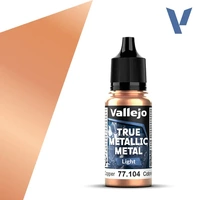 VALLEJO 77.104 TRUE METALLIC METAL ANCIENT COPPER LIGHT 18ML PAINT