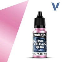VALLEJO 77.107 TRUE METALLIC METAL CRIMSON MAGENTA LIGHT 18ML PAINT