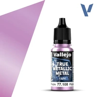 VALLEJO 77.108 TRUE METALLIC METAL AMETHYST PURPLE LIGHT 18ML PAINT