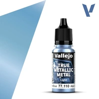 VALLEJO 77.110 TRUE METALLIC METAL ULTRAMARINE BLUE LIGHT 18ML PAINT