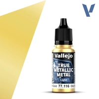 VALLEJO 77.116 TRUE METALLIC METAL GREENISH GOLD LIGHT 18ML PAINT