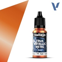 VALLEJO 77.124 TRUE METALLIC METAL ANCIENT COPPER BASE 18ML PAINT