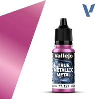 VALLEJO 77.127 TRUE METALLIC METAL CRIMSON MAGENTA BASE 18ML PAINT