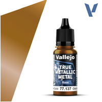 VALLEJO 77.137 TRUE METALLIC METAL ARCANE GOLD BASE 18ML PAINT