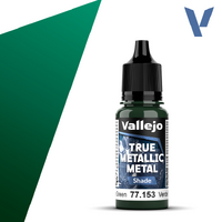 VALLEJO 77.153 TRUE METALLIC METAL BEETLE GREEN SHADE 18ML PAINT