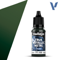 VALLEJO 77.155 TRUE METALLIC METAL AMBER GREEN SHADE 18ML PAINT