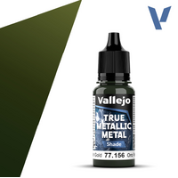VALLEJO 77.156 TRUE METALLIC METAL GREENISH GOLD SHADE 18ML PAINT