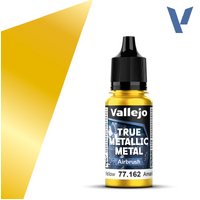 VALLEJO 77.162 TRUE METALLIC METAL RADIANT YELLOW AIR 18ML PAINT