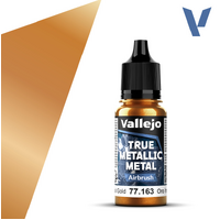 VALLEJO 77.163 TRUE METALLIC METAL IMPERIAL GOLD AIR 18ML PAINT
