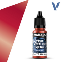 VALLEJO 77.166 TRUE METALLIC METAL RUBY RED AIR 18ML PAINT