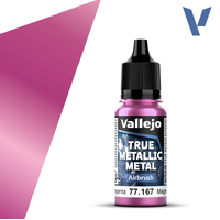 VALLEJO 77.167 TRUE METALLIC METAL CRIMSON MAGENTA AIR 18ML PAINT