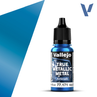 VALLEJO 77.171 TRUE METALLIC METAL SAPPHIRE BLUE AIR 18ML PAINT