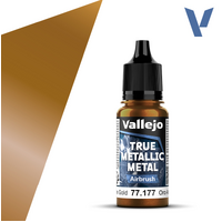 VALLEJO 77.177 TRUE METALLIC METAL ARCANE GOLD AIR 18ML PAINT