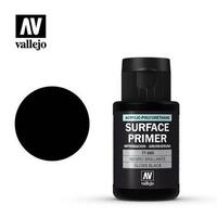VALLEJO 77.660 ACRYLIC POLYURETHANE GLOSS BLACK SURFACE PRIMER PAINT 32ML
