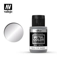 VALLEJO 77.701 METAL COLOR ALUMINIUM AIRBRUSH ACRYLIC PAINT 32ML