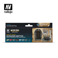 VALLEJO 80.251 WIZKIDS PREMIUM SET DUNGEON DEPTHS ACRYLIC PAINT SET 8 COLOUR SET