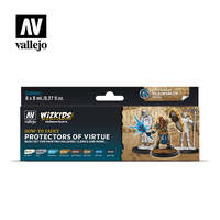 VALLEJO 80.252 WIZKIDS PREMIUM SET PROTECTORS OF VIRTUE ACRYLIC PAINT SET 8 COLOUR SET