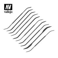 VALLEJO T03003 TOOLS BUDGET RIFFLER FILE SET 10 PACK