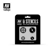 VALLEJO SF001 GEAR MARKINGS STENCIL