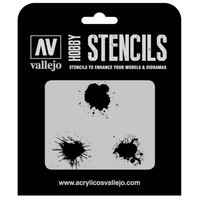 VALLEJO TX005 TEXTURE EFFECTS PAINT STAINS HOBBY STENCIL