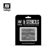 VALLEJO TX007 WOOD TEXTURE 2 STENCIL