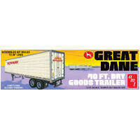AMT 1185 GREAT DANE 40 FOOT DRY GOODS TRUCK TRAILER 1/25 PLASTIC MODEL KIT TRUCK TRAILER