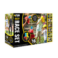 4FUN FAMILY SIZED 16 PEICE WACKY RACE OBSTACLE COURSE