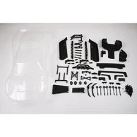 ROVAN 85053 CONVERSION KIT 5B TO 5T COMPLETE WITH MOUNTS AND CLEAR UNPAINTED BODY SHORT COURSE STYLE