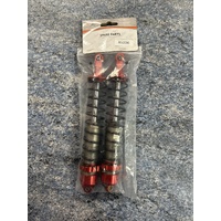 ROVAN 85336 RED REAR SHOCK PAIR HEAVY DUTY 10mm SHAFT CNC BILLET UPGRADE