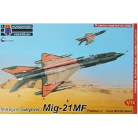 KOVOZAVODY KPM0088 MIG-21MF THIRD WORLD USERS 1/72 PLASTIC MODEL PLANE KIT