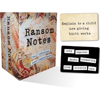 RANSOM NOTES THE RIDICULOUS WORD MAGNET BOARD GAME