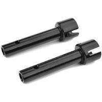 TEAM CORALLY C-00180-368-2 DRIVE AXLE REAR WIDE HUB V2 SP2 EXH STEEL 2 PIECE