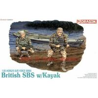 DRAGON 3023 1/35 BRITISH SBS WITH KAYAK PLASTIC MODEL KIT