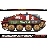 ACADEMY 13277 JAGDPANZER 38T HETZER PRAGUE 1945 1/35 SCALE PLASTIC MODEL KIT