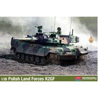 ACADEMY 13560 POLISH LAND FORCES K2GF 1/35 SCALE PLASTIC MODEL KIT TANK