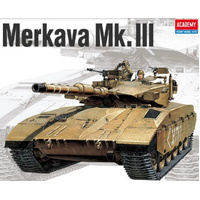 ACADEMY 13429 MERKAVA MK.III 1/72 SCALE PLASTIC MODEL KIT BATTLE TANK