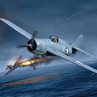 ACADEMY 12355 USN GRUMMAN F4F-4 WILDCAT BATTLE OF MIDWAY 1/48 SCALE PLASTIC MODEL KIT